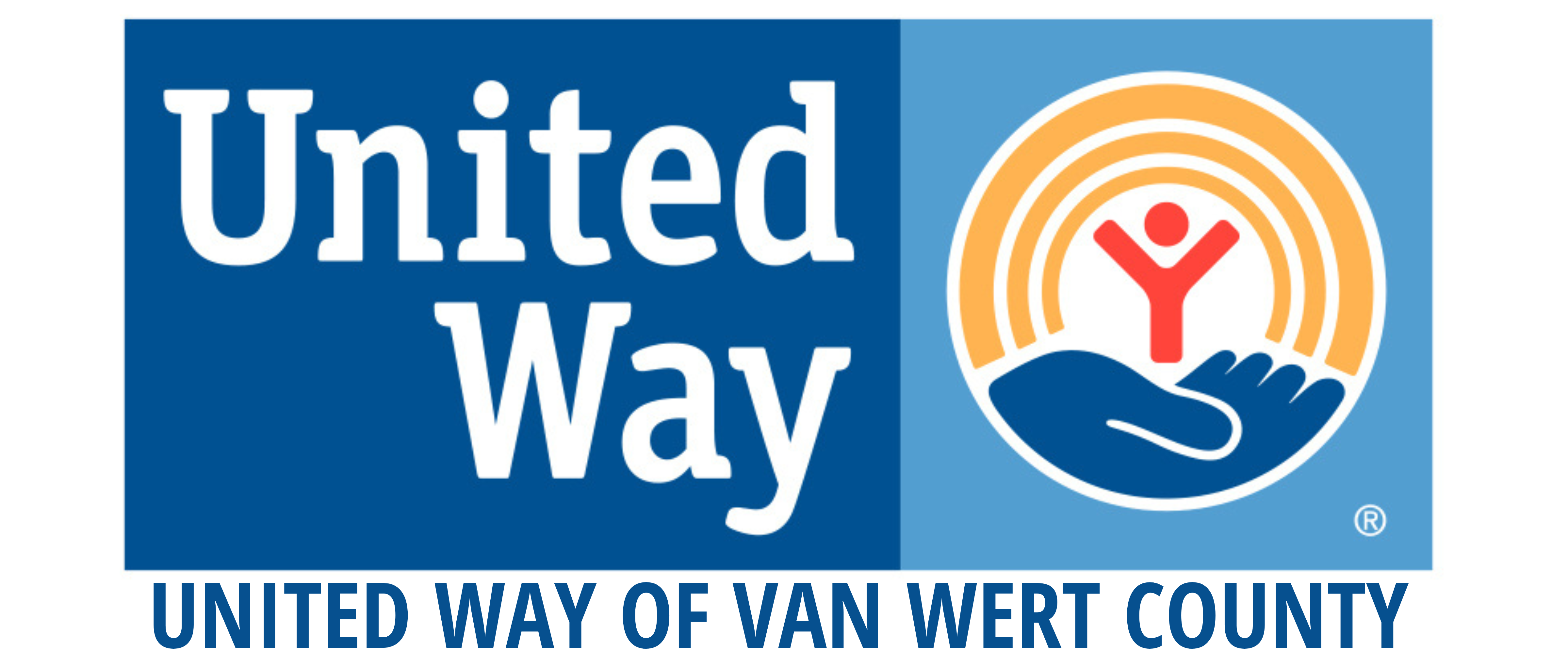 logo with the text 'united way of van wert county'